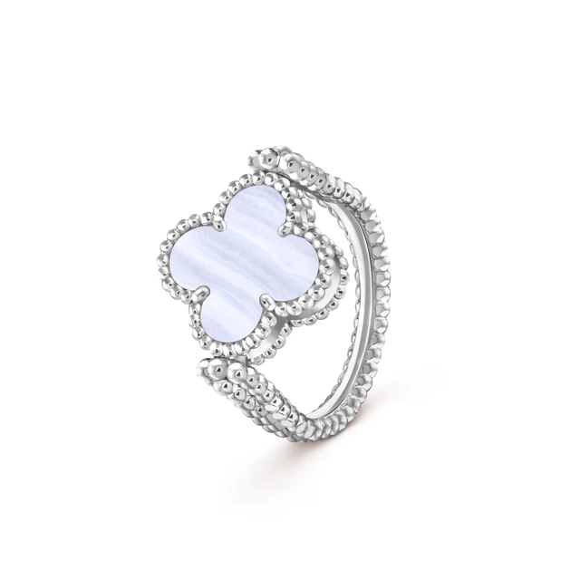 ヴァンク リーフ＆アーペル ヴィンテージ アルハンブラ リバーシブル リング