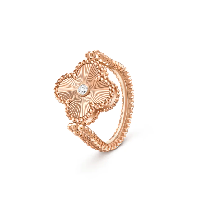 ヴァンク リーフ＆アーペル ヴィンテージ アルハンブラ リバーシブル リング