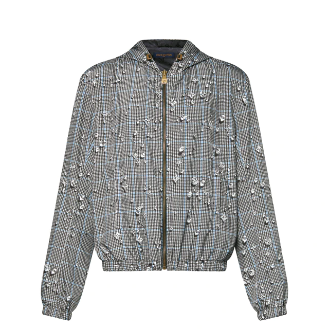 ルイ・ヴィトン ：モノグラム リバーシブル ウインドブレーカー ポリエステル 50%、ナイロン 50%