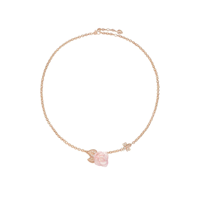 ディオール ファインジュエリー「ローズ ディオール プレ カトラン」ネックレス