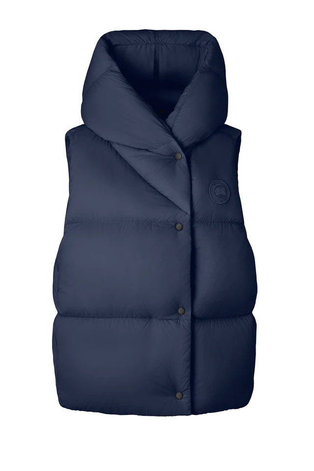 カナダグース Rhoda Hooded Vest カラー：Atlantic Navy