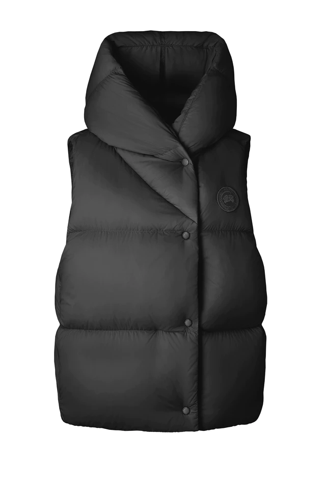 カナダグース Rhoda Hooded Vest カラー：Black