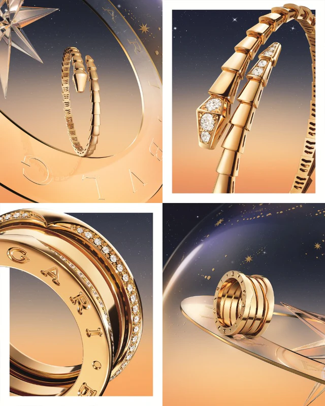 ブルガリが贈るホリデーコレクション、職人技と輝きが織りなす華やかな季節の物語