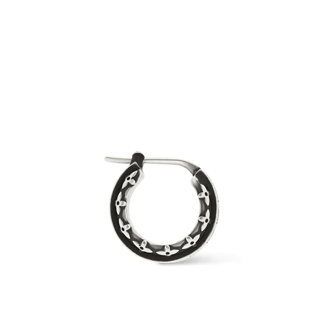 ：フープピアス·LV ドリフト 単品 スターリングシルバー