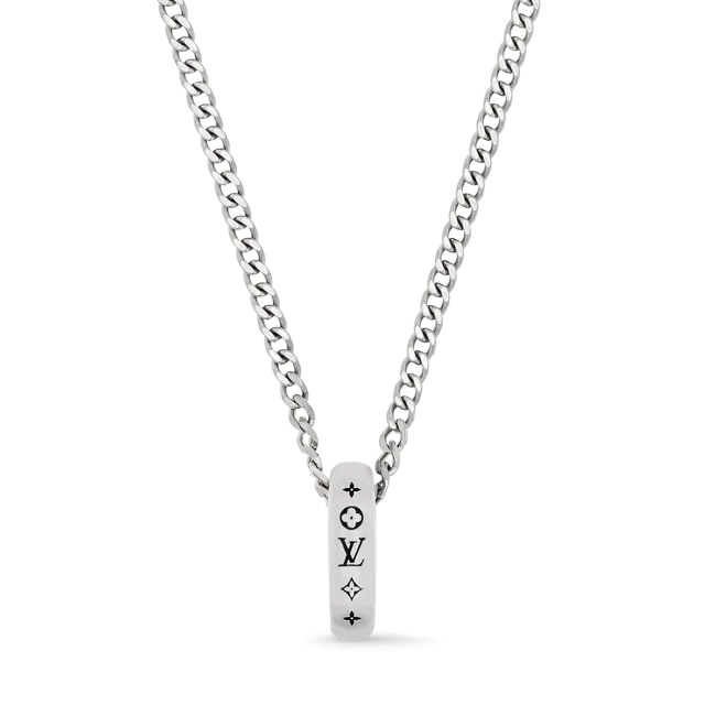ルイ・ヴィトン：ペンダント·モノグラム チェーン ステンレススティール
