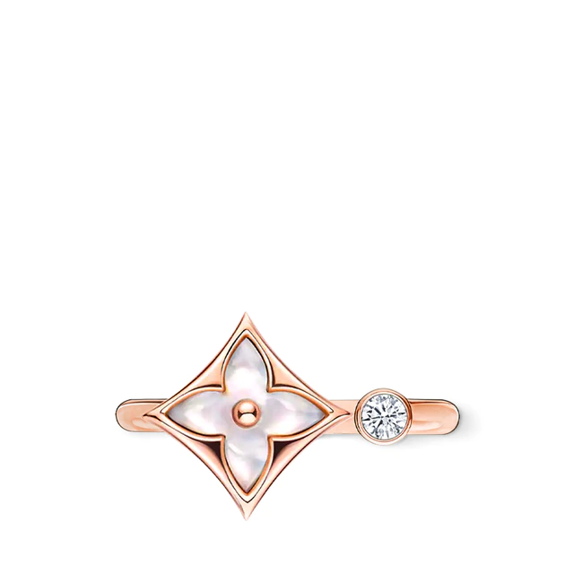 ルイ・ヴィトン：リング スター ブロッサム ミニ ピンクゴールド(18K)