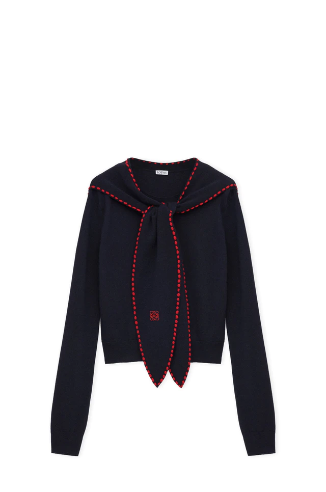 ロエベ スカーフ セーター 