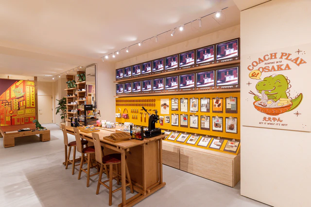 コーチ プレイ 大阪、竹とネオンが織りなす空間で出会うコーチのクラフトとローカルカルチャー体験