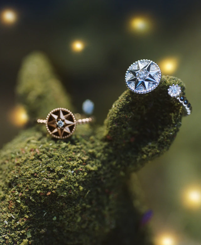 ディオールのホリデージュエリーガイド、ファイン ジュエリーとタイムピーシズが紡ぐ光の迷宮