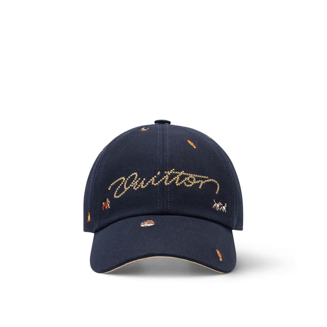 ルイ・ヴィトン：キャップ·アニマル ブラゾン コットン 100%