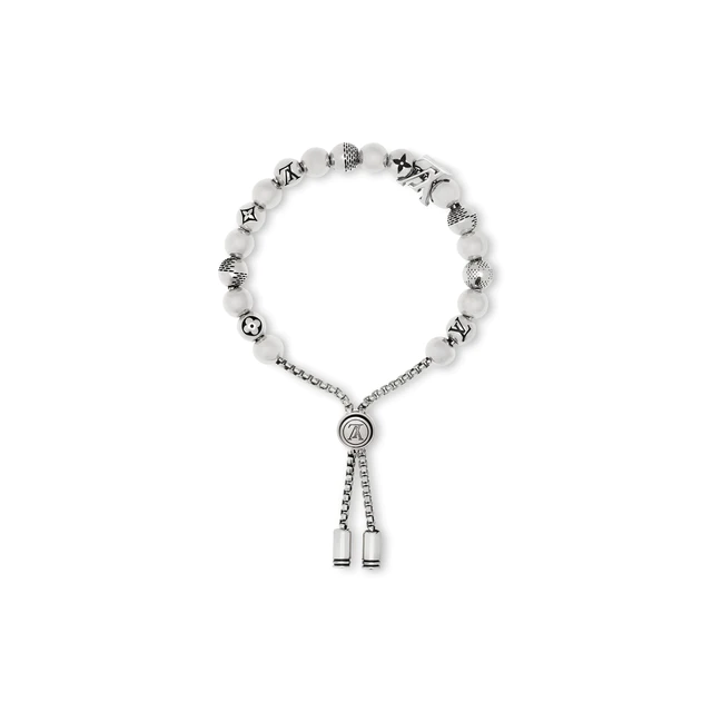 ルイ・ヴィトン：ブレスレット·ダミエ ステープル ボール メタル