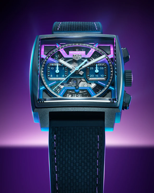 タグ・ホイヤー モナコ クロノグラフ、夜のF1サーキットを映した限定リミテッドエディションの魅力