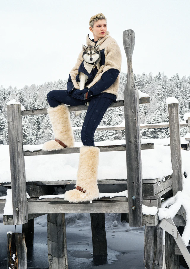 ジョルジオアルマーニ「ジョルジオ アルマーニ ネーヴェ」、山の休日を彩る2025年秋冬スキーリゾートスタイル