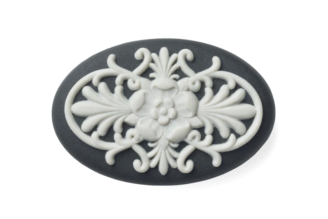 #ウェッジウッド ジャスパー製「帯留め アラベスク」