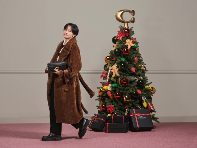 コーチ、2025年ホリデーキャンペーンに中島健人を起用、ニューヨークの高揚感あふれる最新ビジュアルとギフトコレクション
