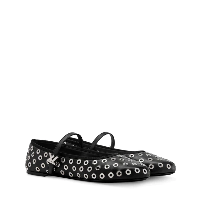 ルイ・ヴィトン：ロミー バレリーナ　ラムレザー、スタッズ