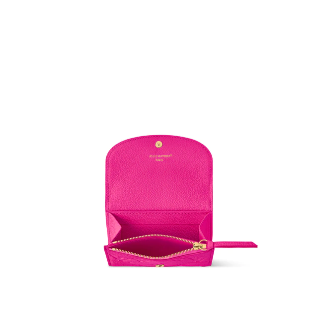 ルイ・ヴィトン：ポルトモネ·ロザリ　カウハイドレザー　内観