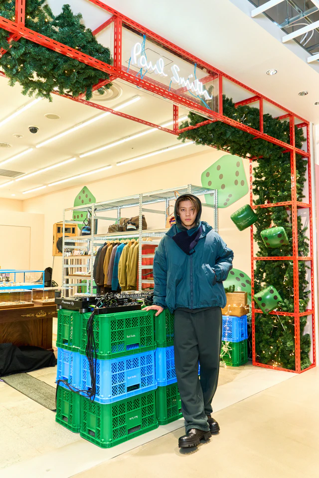 ポール・スミスが参加した渋谷PARCO6周年、ホリデームードあふれるナイトイベントとPS Paul Smith最新スタイル