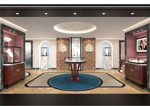 ブシュロン 西武池袋店が移転リニューアルオープン、ヴァンドーム広場の世界観を映した新ブティック