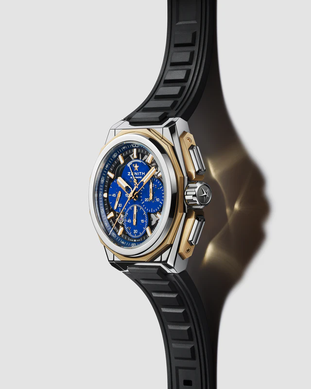 ゼニス デファイ エクストリーム ラピスラズリ、交換可能ストラップ付き1/100秒クロノグラフを50本限定で展開