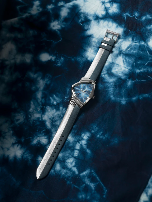 ハミルトンが紡ぐ「ベンチュラ SHIBORI」、絞り染めと風呂敷文化を映した特別モデル、ハミルトンストア 東京 キャットストリートだけの出会い