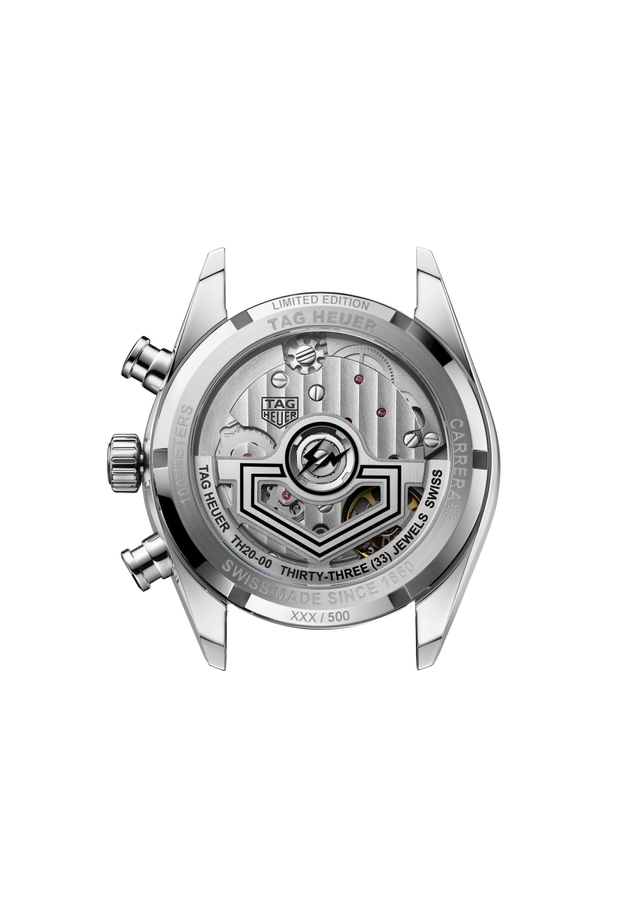 タグ・ホイヤー カレラ クロノグラフ x フラグメント リミテッドエディション 裏面
