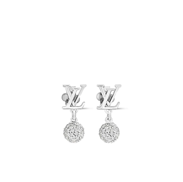 ルイ・ヴィトン:ピアス·LV アイコニック ルイザ ストラス ストラス