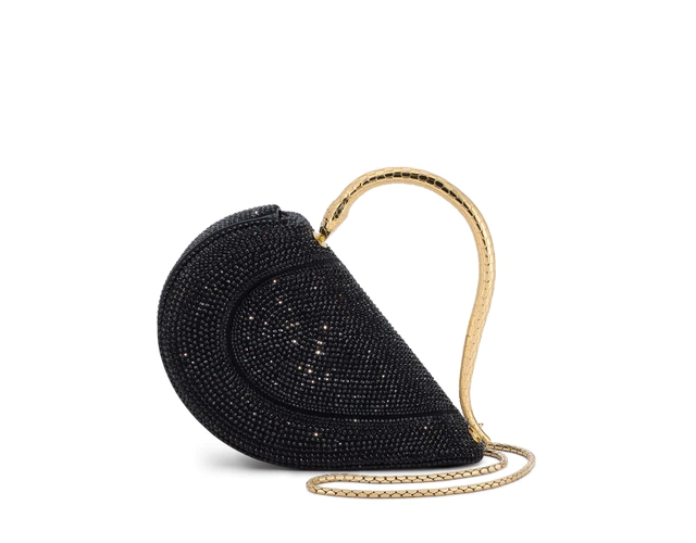 ブルガリ バッグ 「セルペンティ」 ゴートレザー、クリスタル