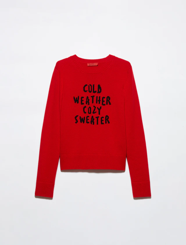 MAX&Co.  スローガンニット  