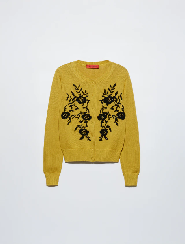 MAX&Co.  エンブロダリー カーディガン