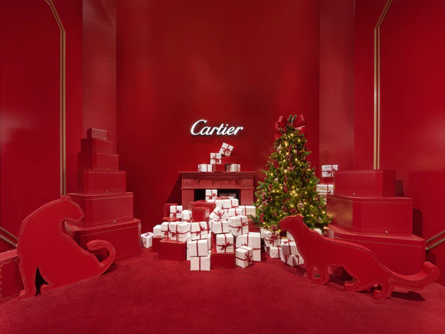 カルティエ ホリデーポップアップが銀座に登場、フレンズ オブ メゾンと祝うアート オブ ギフティングの世界