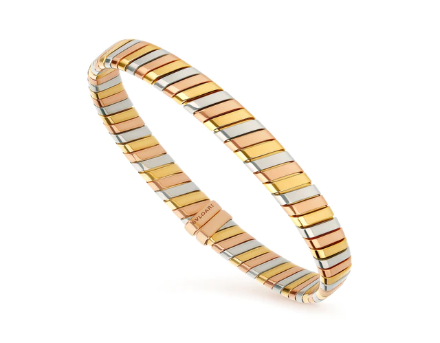 ブルガリ 「ブルガリ トゥボガス」 ブレスレット YG x PG x WG