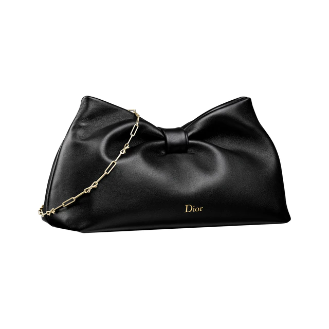 ディオール 「ボウ」バッグ ミディアム ブラック