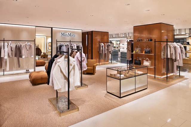 マックスマーラの新生 伊勢丹新宿店、アトリエやサルトリアーレなど上位ラインが揃う洗練ワードローブスポット
