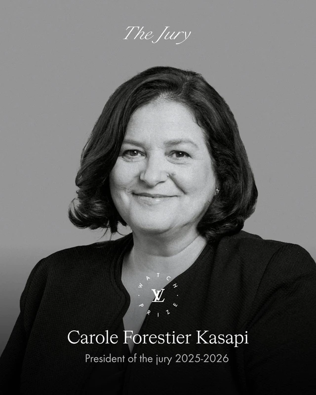 第2回「ルイ・ヴィトン ウォッチ プライズ フォー インディペンデント クリエイティブズ」審査委員長：キャロル·フォレスティエ-カザピ ｢タグ·ホイヤー｣のオート オルロジュリーおよびムーブメント戦略ディレクター