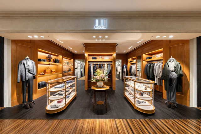 ダンヒル、阪急メンズ大阪店リニューアルオープン、英国紳士のワードローブを再構築するモダンブティック