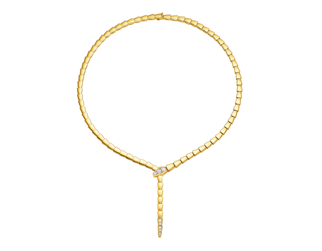 「セルペンティ ヴァイパー」ネックレス YG x DIA