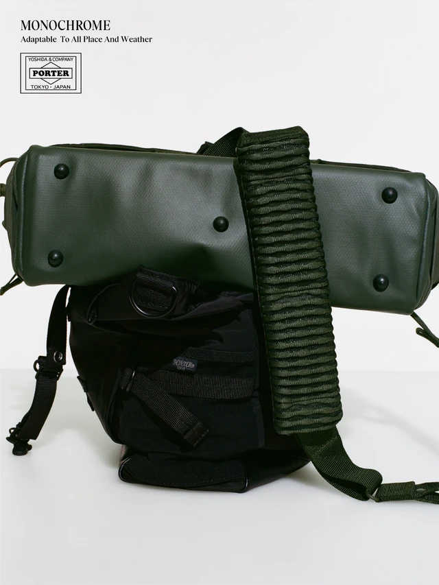 PORTER MONOCHROME登場、吉田カバンが示すミニマルなワントーンバッグで日常と旅をシームレスにつなぐ選択