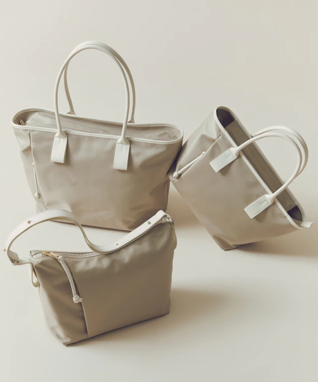 土屋鞄「TSUCHIYA KABAN」ルフープシリーズ、新作2wayショルダーとサンドグレージュがかなえる上品ナイロンバッグ