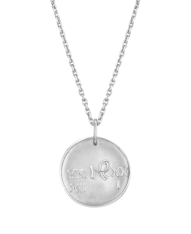 ヴァン クリーフ＆アーペル ゾディアック カプリコルニ（山羊座）メダル（裏）、フォルサ チェーン