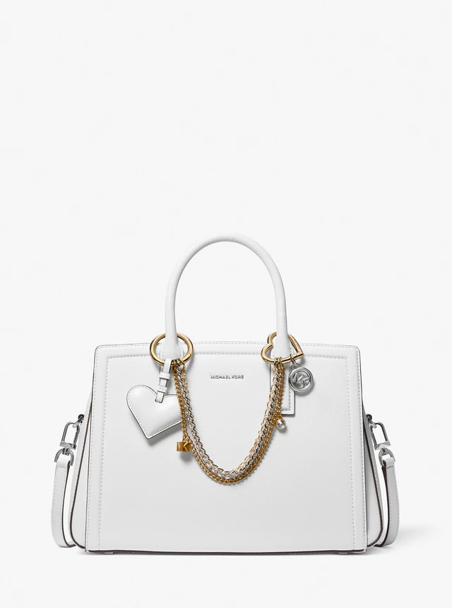マイケル・コース LAILA サッチェル ミディアム  / OPTIC WHITE