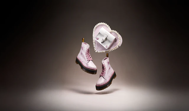 ドクターマーチン、バレンタインを彩る煌びやかでガーリーな“THE VALENTINE COLLECTION”発売スタート