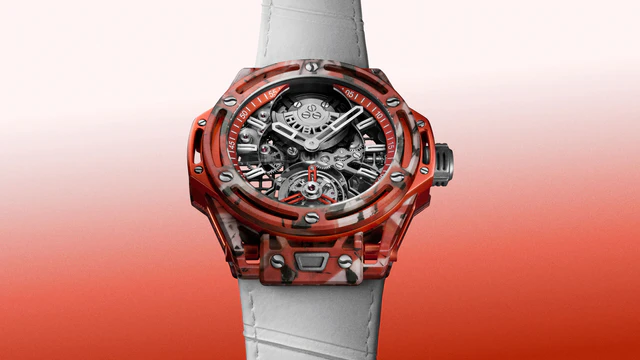 HUBLOT 「ビッグ・バン トゥールビヨン ノバク・ジョコビッチ GOAT エディション オレンジ」