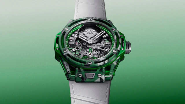HUBLOT 「ビッグ・バン トゥールビヨン ノバク・ジョコビッチ GOAT エディション グリーン」