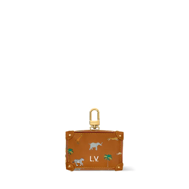 ルイ・ヴィトン:LV × ザ·ダージリン リミテッド ポーチ·ミニ トランク レザー