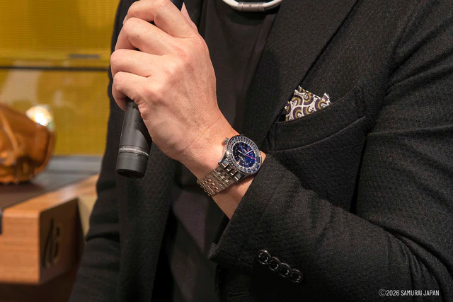 ブライトリングから日本限定ナビタイマー登場、侍ジャパンと三浦大輔が重ねるプライドとタイムピースの記憶