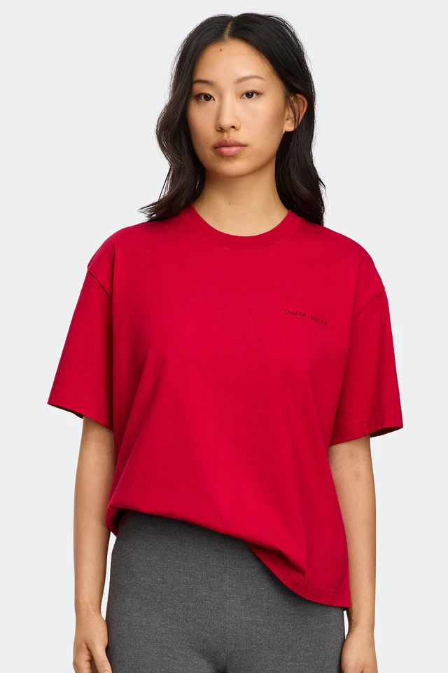 カナダグース Roam T-shirt - Graphic Roam T-shirt - Graphic（カラー：Carmine Red）