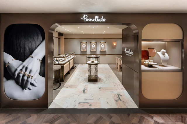 ポメラートが西武池袋本店5階に新ブティックをオープン、ミラノのスピリットとクラフツマンシップが出会う空間