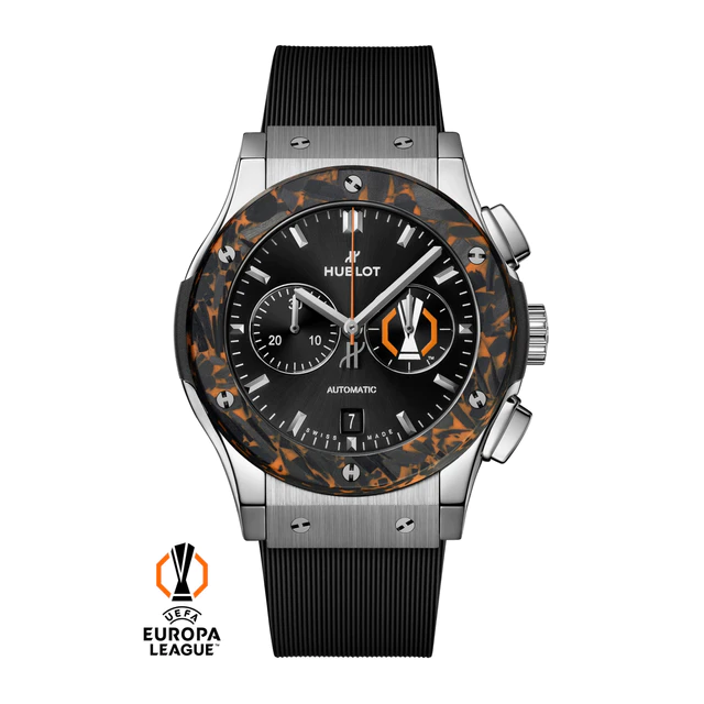 HUBLOT 「クラシック・フュージョン クロノグラフ UEFA ヨーロッパリーグ チタニウム カーボン」