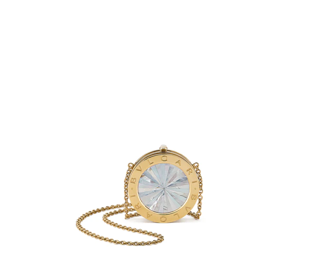 ブルガリ アイコンズ ミノディエール コレクション 295249 「ブルガリ・ブルガリ」 ミノディエール &nbsp;（Sサイズ） 素材: 真鍮、アルミニウム、マザー・オブ・パール カラー: ゴールド